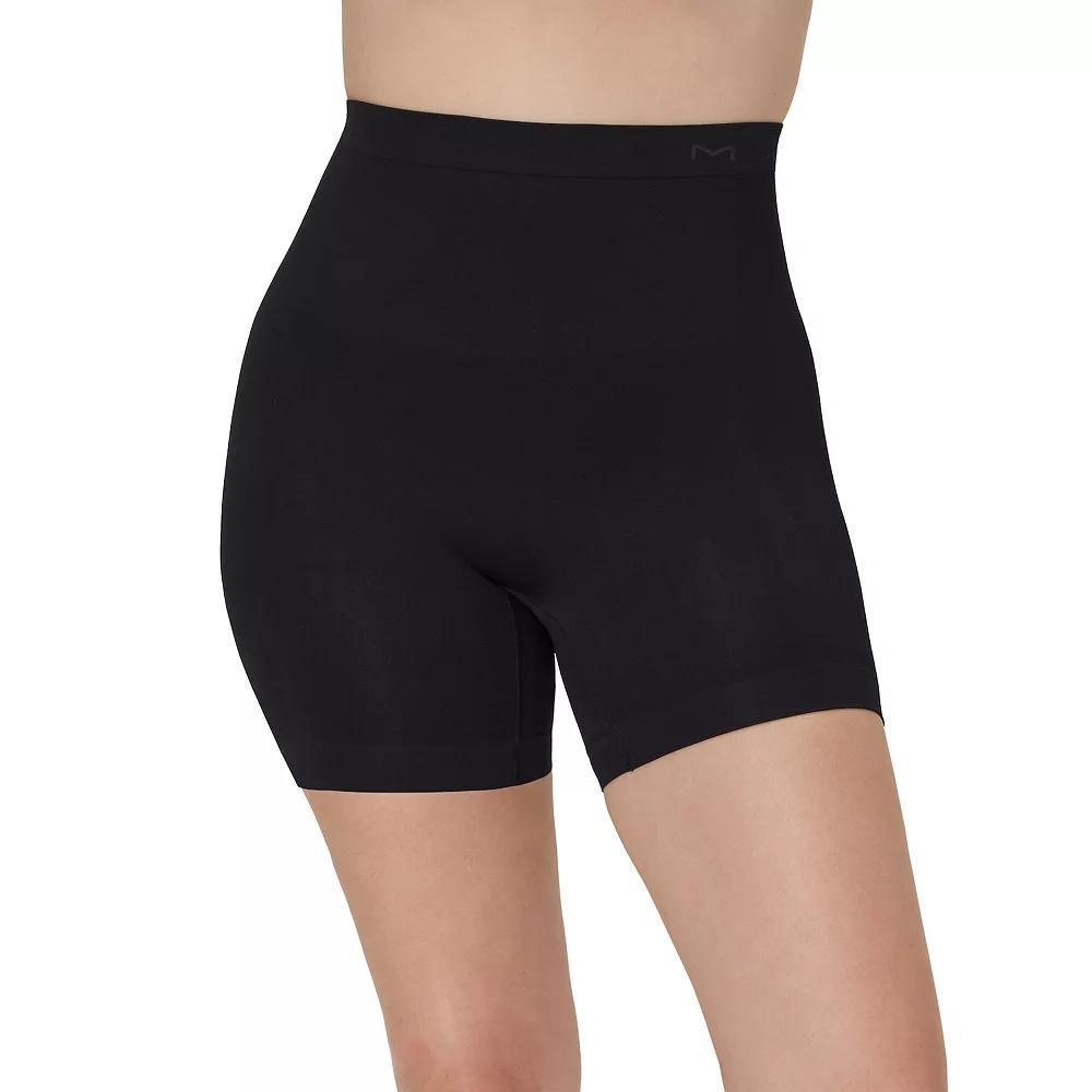 Women's Maidenform® Seamless Mid-Waist Thigh Slimmer DMS831, Size: XXL, Black Product Image