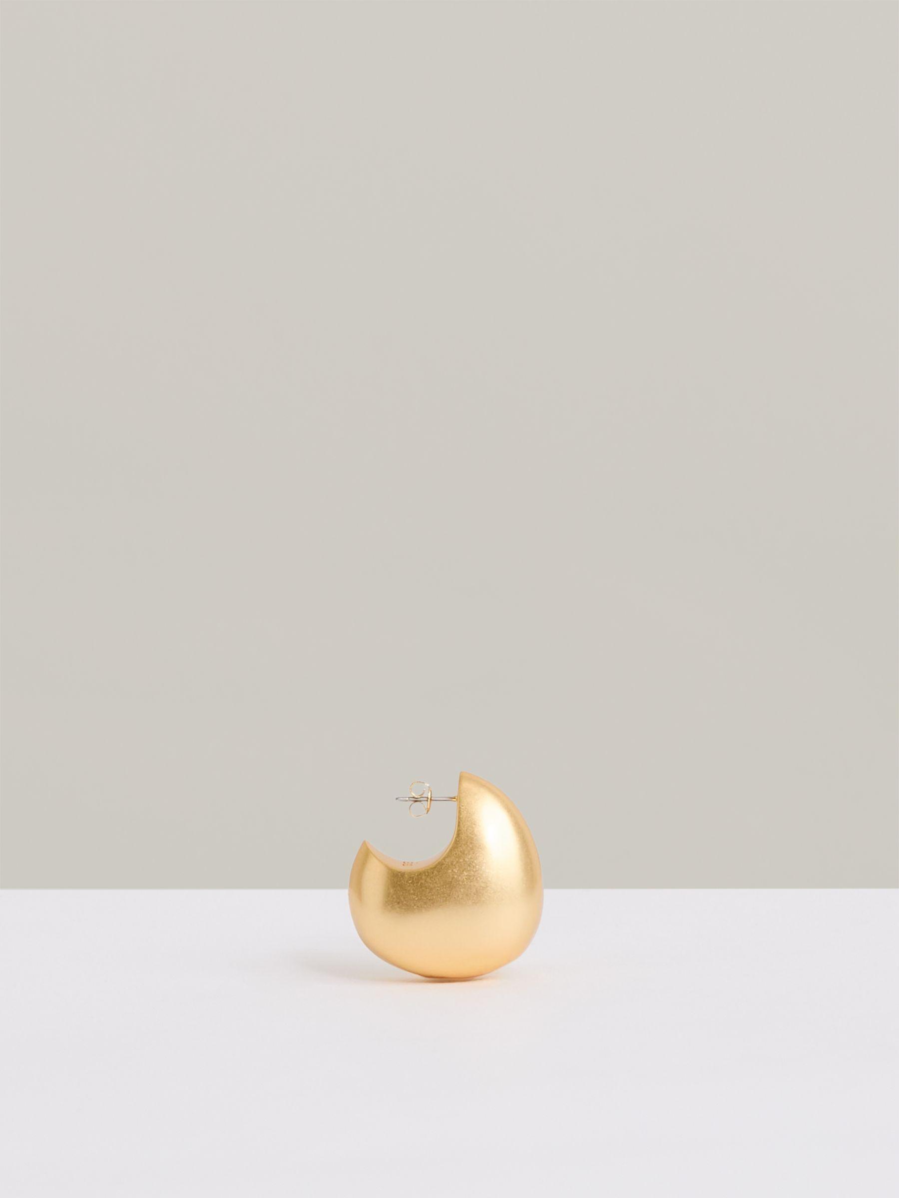 Curve Scoop Earrings in Gold Tone Product Image
