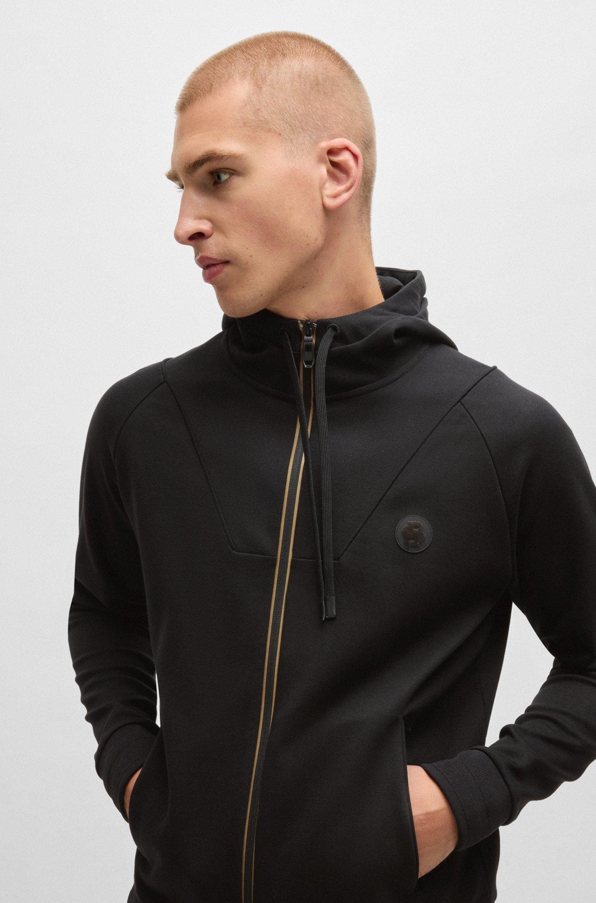 Zip-up hoodie with Double B monogram Product Image