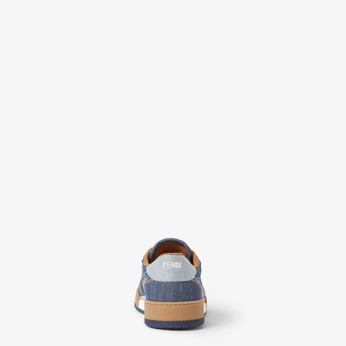 Fendi Match SneakersBlue FF Jacquard low-tops Product Image