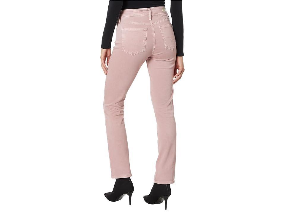 AG Jeans Mari High-Rise Slim Straight in Hi-White Rosy Blush (Hi-White Rosy Blush) Women's Jeans Product Image