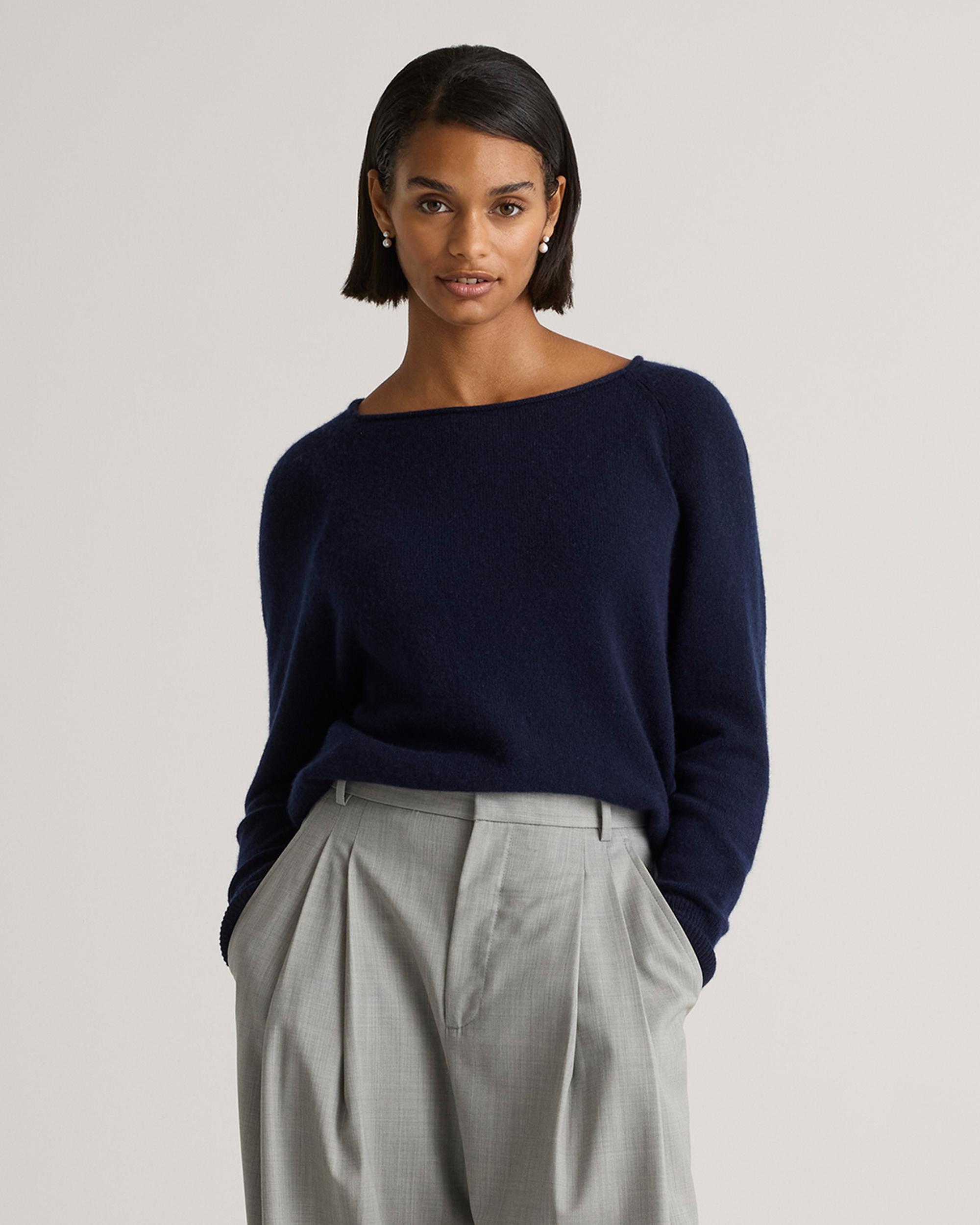 Quince | Women's Mongolian Cashmere Boatneck Sweater Size XS Product Image