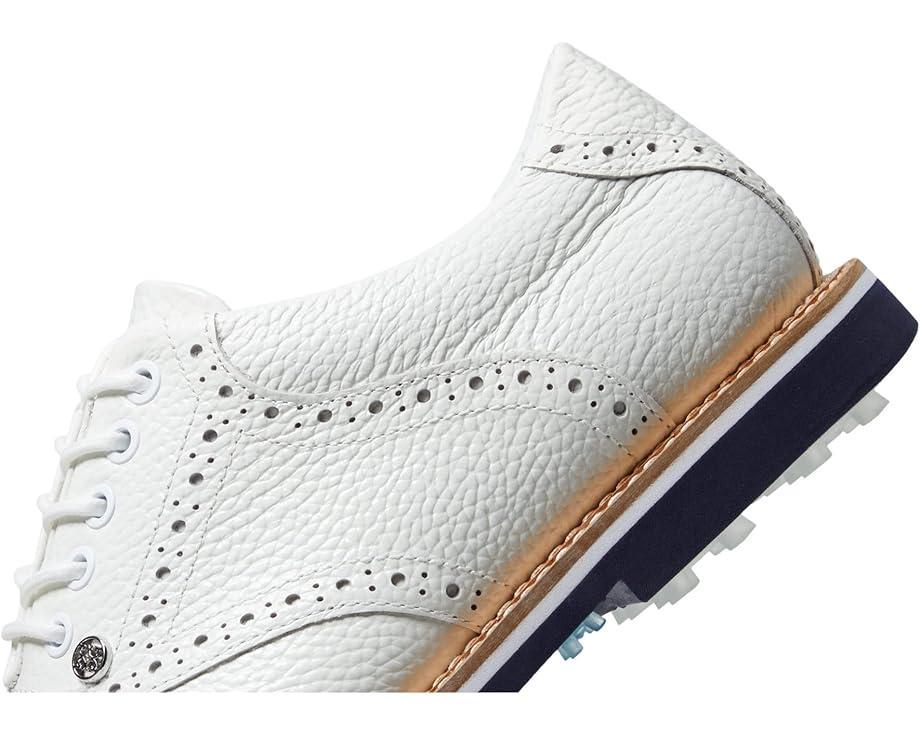 Gallivanter Debossed Skull & Ts Leather Golf Shoes Product Image