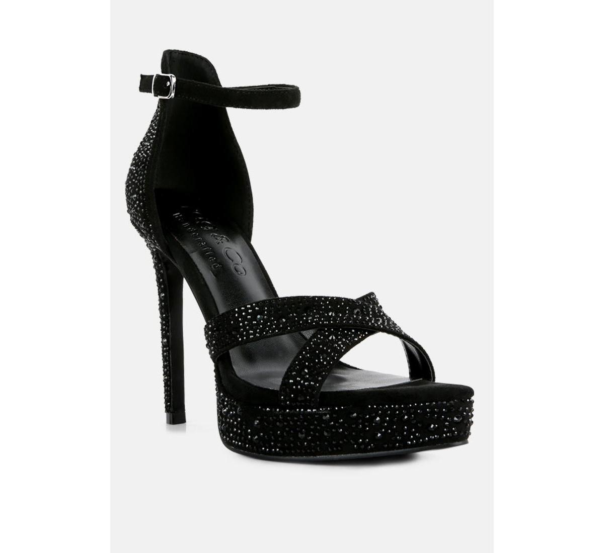 Rag & Co Regalia Womens Platform Heels Red Product Image