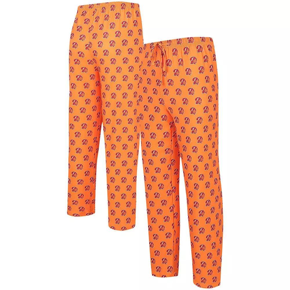 Men's Concepts Sport  Orange Tampa Bay Buccaneers Gauge Throwback Allover Print Knit Pants, Size: XL Product Image