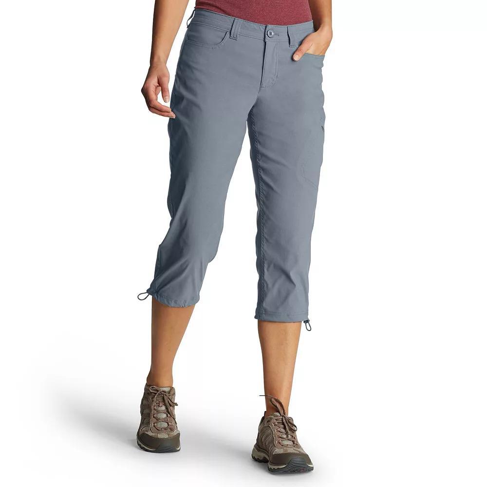 Women's Eddie Bauer Waterproof Rainier Active Capris, Size: 16, Grey Product Image