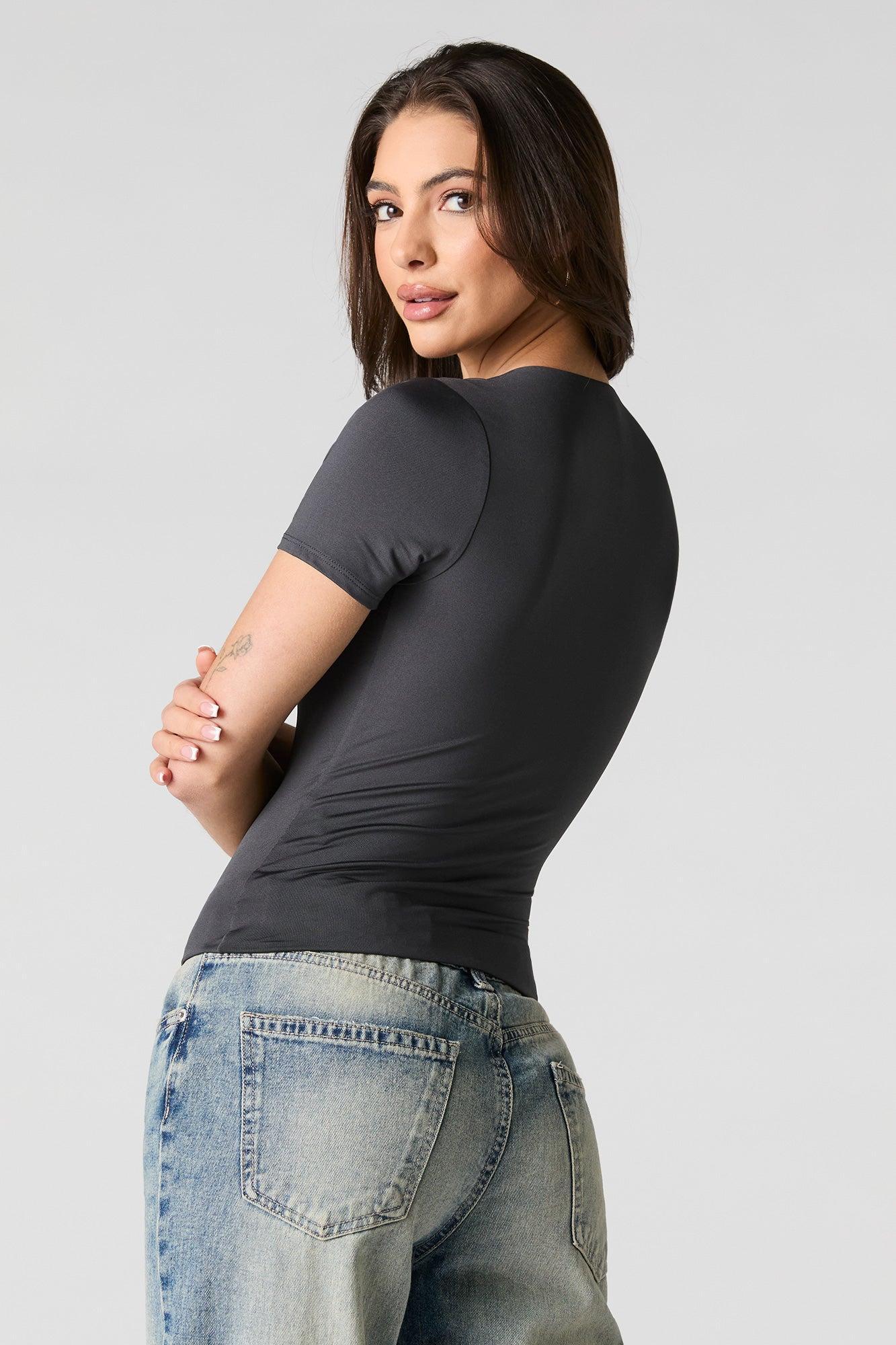 Contour Round Neck Short Sleeve Top Female Product Image