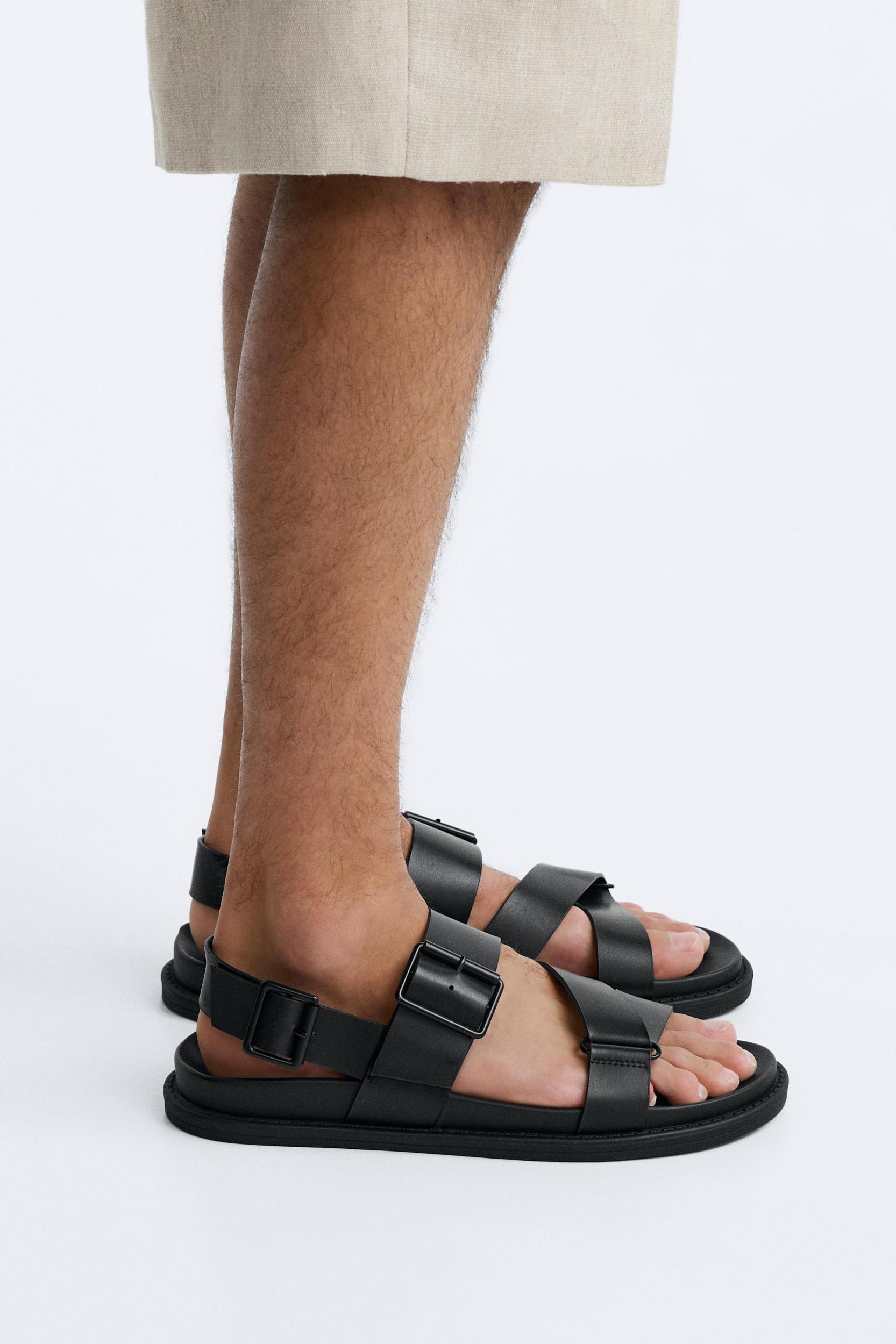 BUCKLED SANDALS Product Image