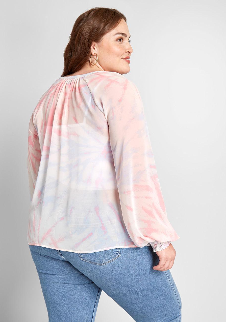 Boho I Go Chiffon Blouse Product Image