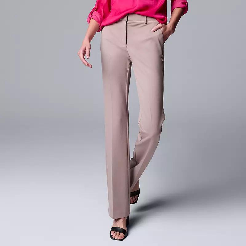 Women's Simply Vera Vera Wang High-Rise Flare Pants, Size: 2, Maritime Blue Product Image