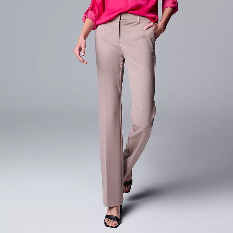 Women's Simply Vera Vera Wang High-Rise Flare Pants, Size: 2, Maritime Blue Product Image