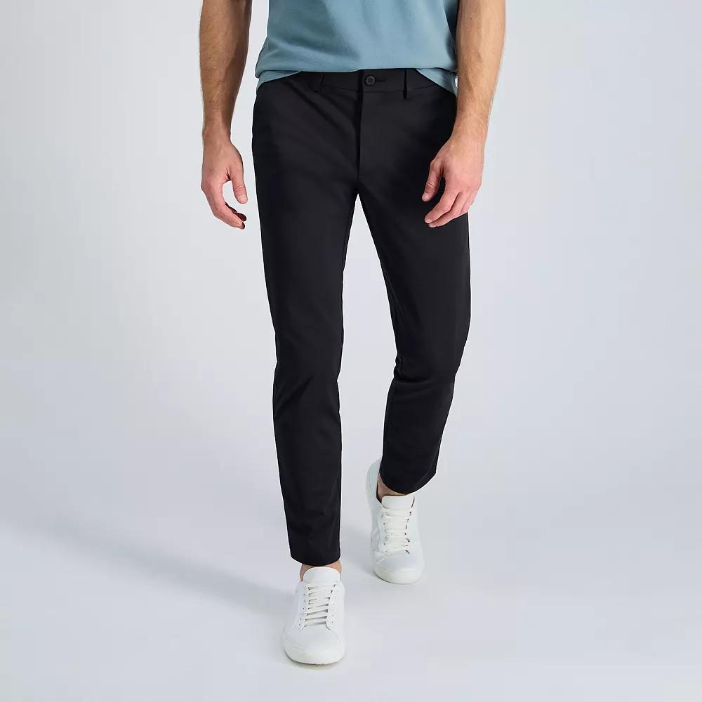 Mens Haggar Sport Travel Performance Straight Fit Flat Front Pants Product Image