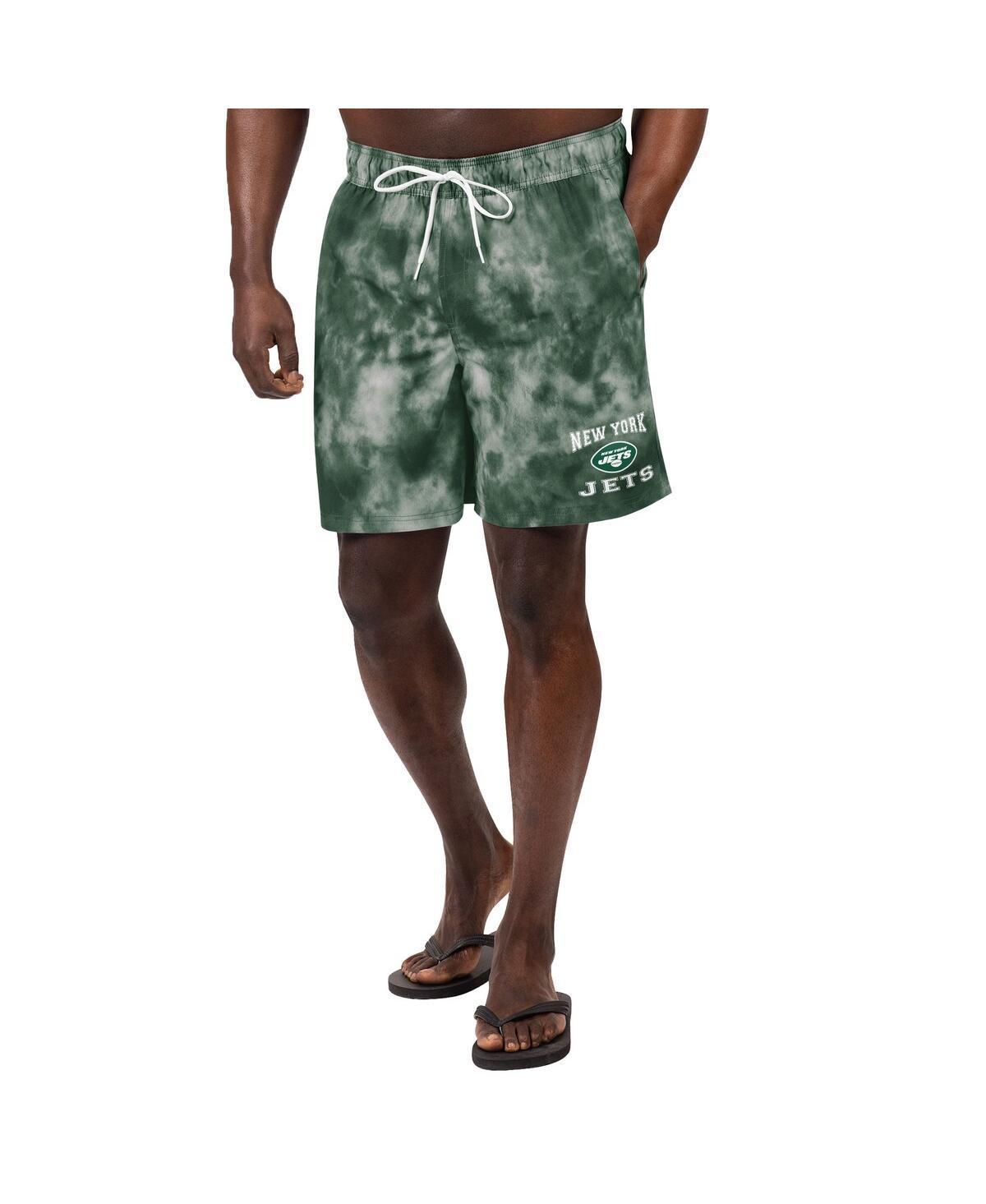 Men's G-III Sports by Carl Banks  Green New York Jets Change Up Volley Swim Trunks, Size: XL Product Image