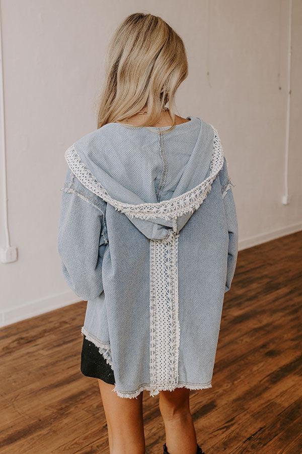 Tucson Mornings Lightweight Denim Jacket Product Image