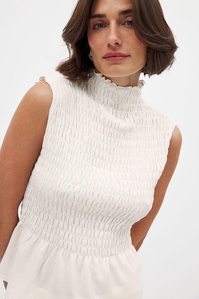 Sleeveless Smock Top Product Image