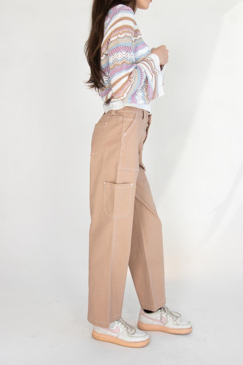 Wide Leg Carpenter Pants Product Image