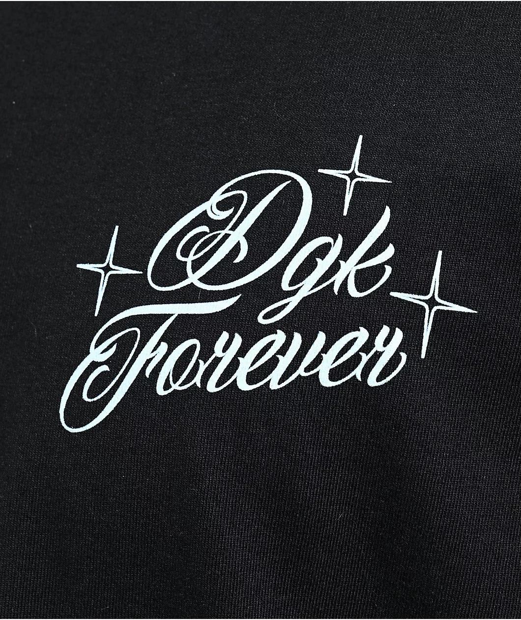 DGK Amor Heavyweight Vintage Black T-Shirt Product Image