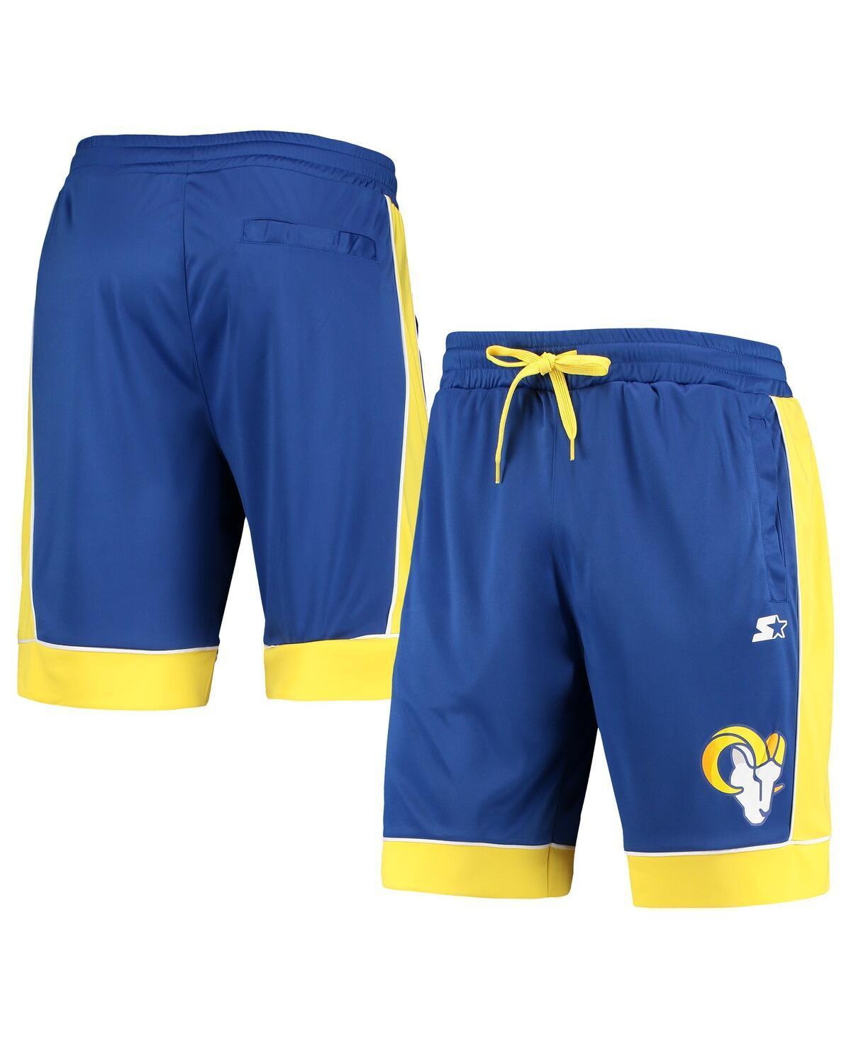 Men's Starter Royal/Gold Los Angeles Rams Fan Favorite Fashion Shorts, Size: Large, Blue Product Image