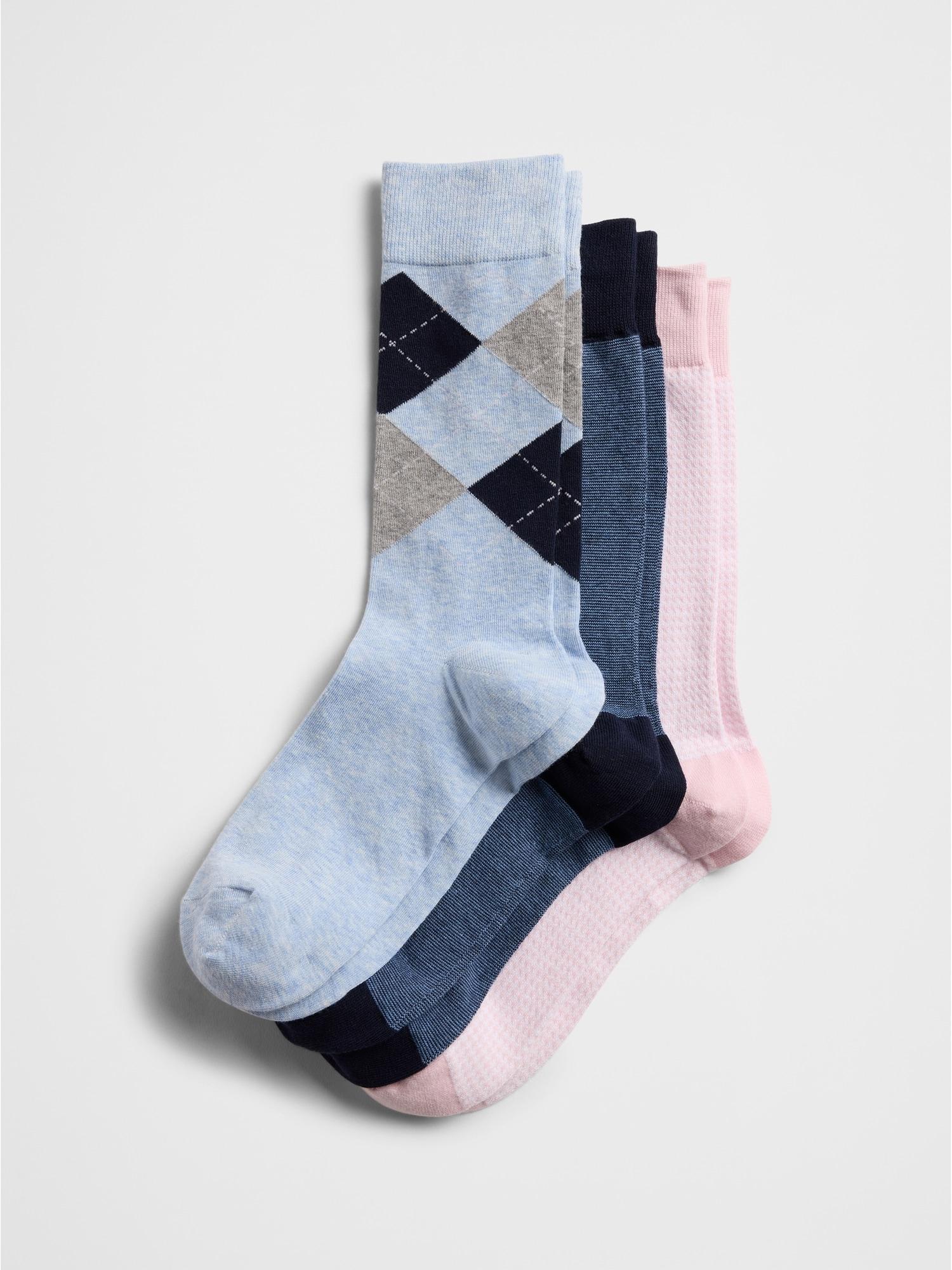 Organic Cotton-Blend Trouser Socks (3 Pack) Product Image