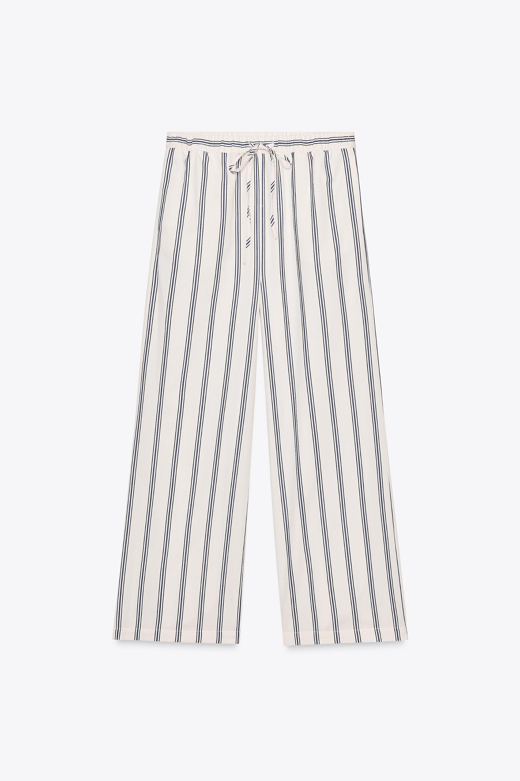 ZW COLLECTION STRIPED PALAZZO PANTS Product Image