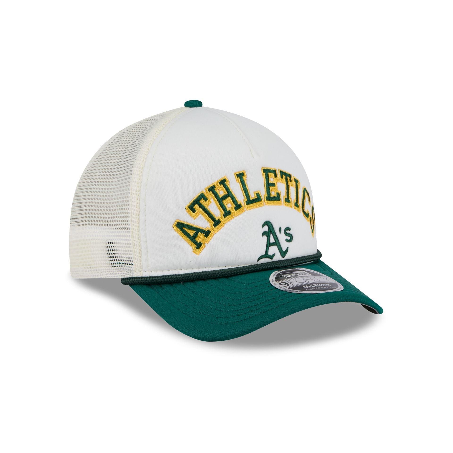 Athletics Chrome Arch 9FORTY M-Crown A-Frame Trucker Hat Male Product Image