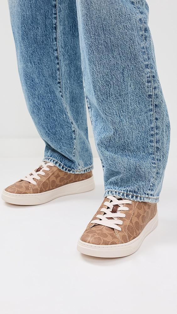 Coach High Line Signature Coated Canvas Sneakers | Shopbop Product Image