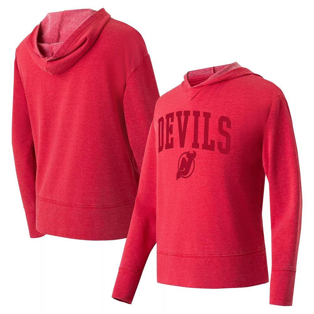 Women's Concepts Sport Red New Jersey Devils Volley Pullover Hoodie, Size: 2XL, Nhl Red Product Image