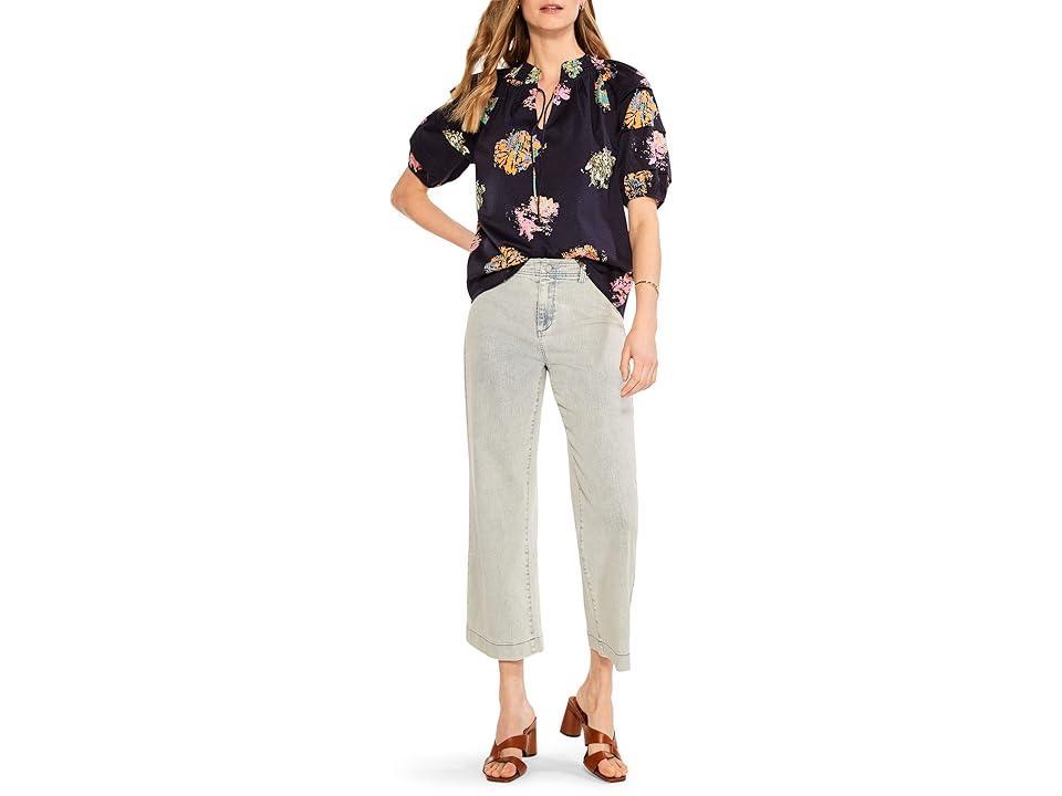 Womens Bright Spot Ruffled Petite Blouse Product Image
