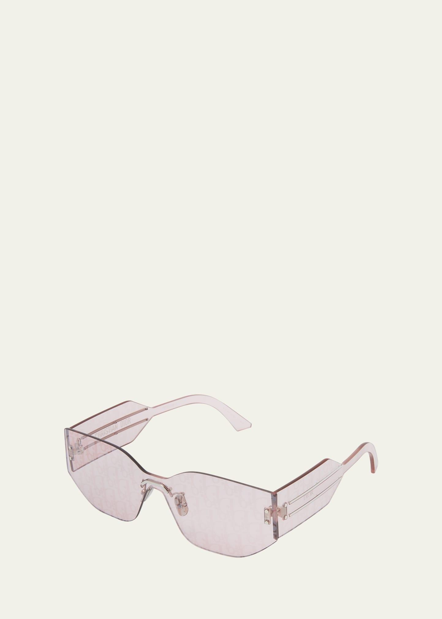 Womens DiorClub M6U Palladium Butterfly Sunglasses Product Image