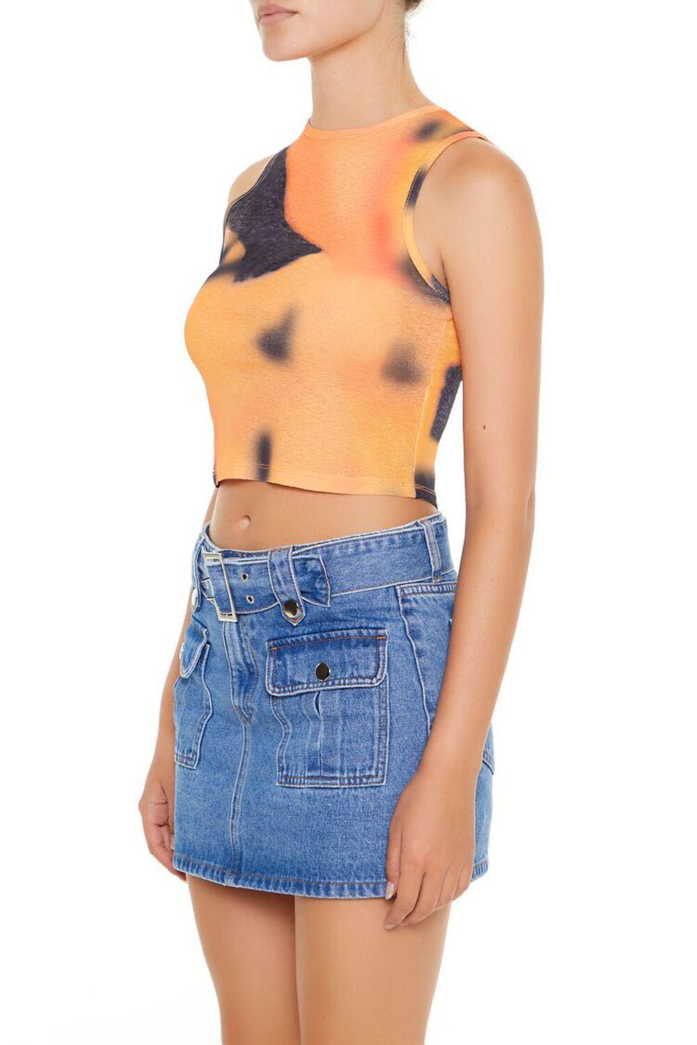 Cropped Tie-Dye Tank Top | Forever 21 Product Image