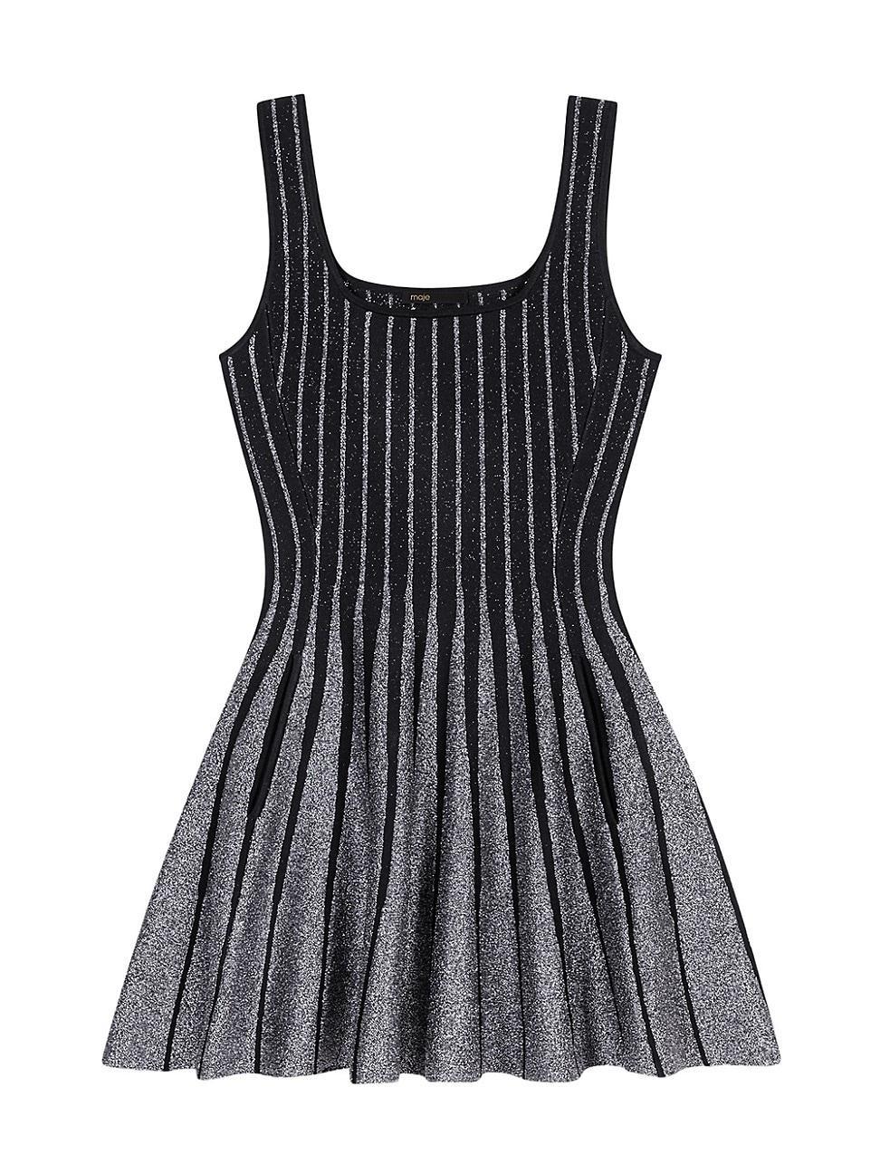 Womens Jacquard Knit Short Dress Product Image