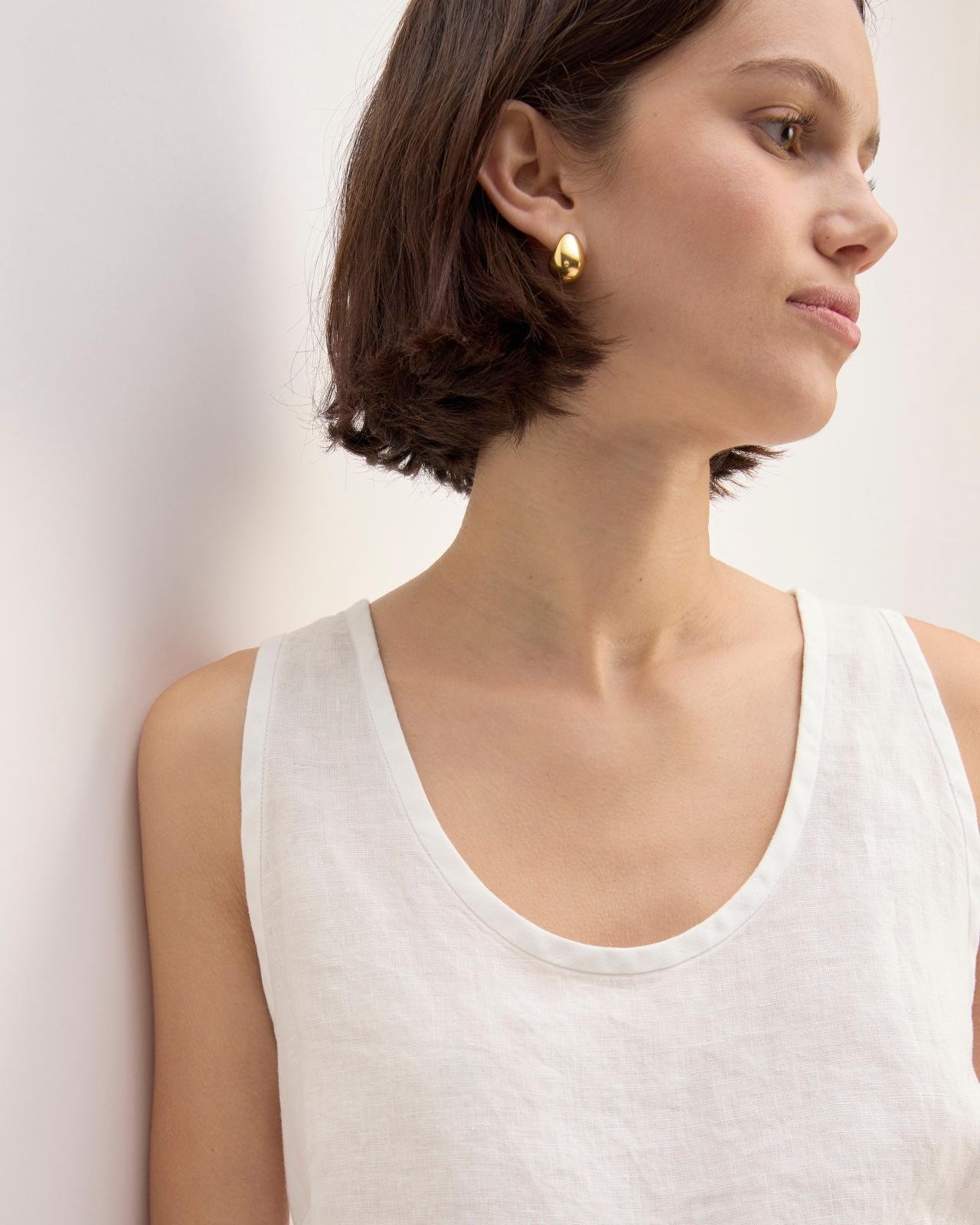 The Scoop Tank in Linen Product Image