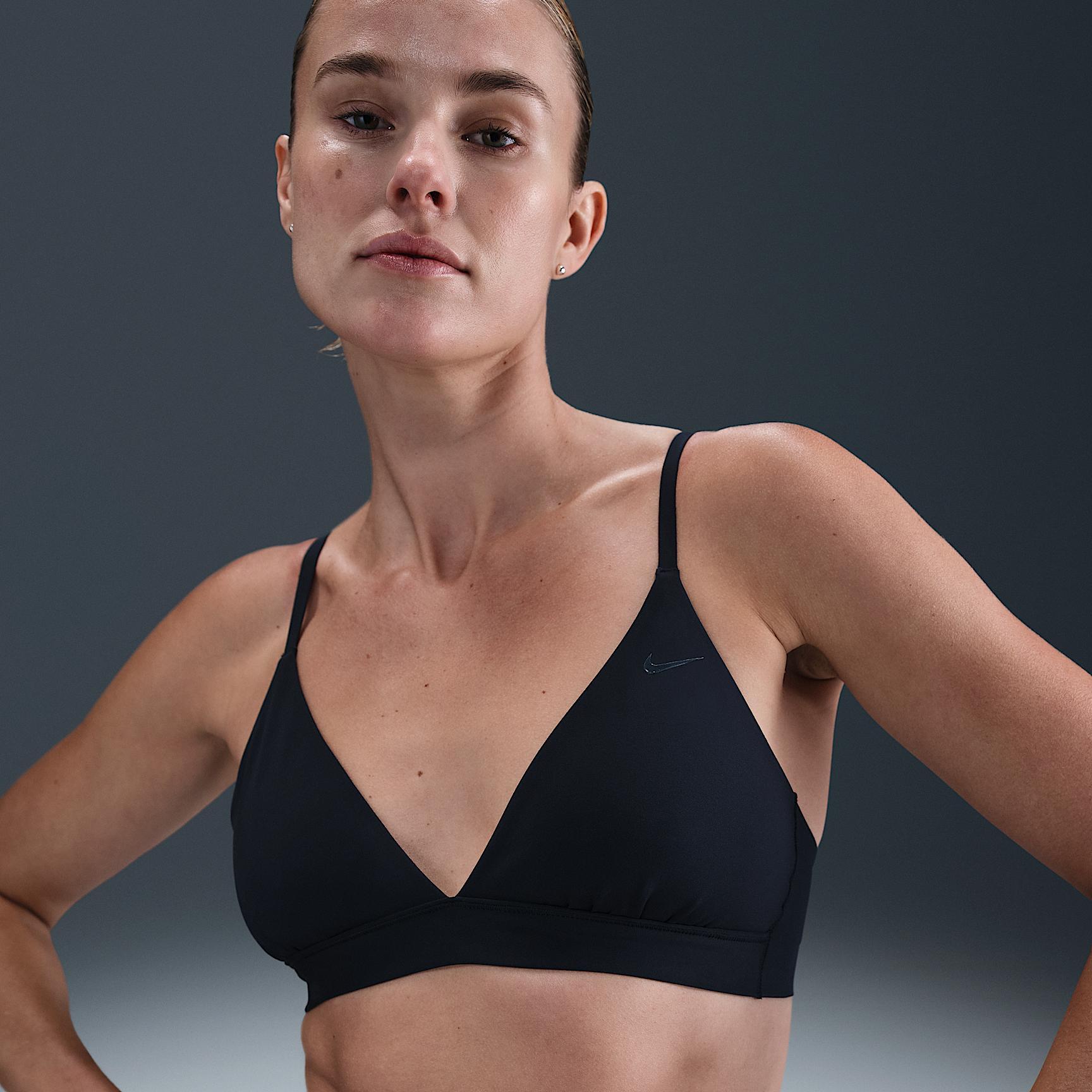 Nike Women's Form Light-Support Non-Padded Triangle Sports Bra Product Image