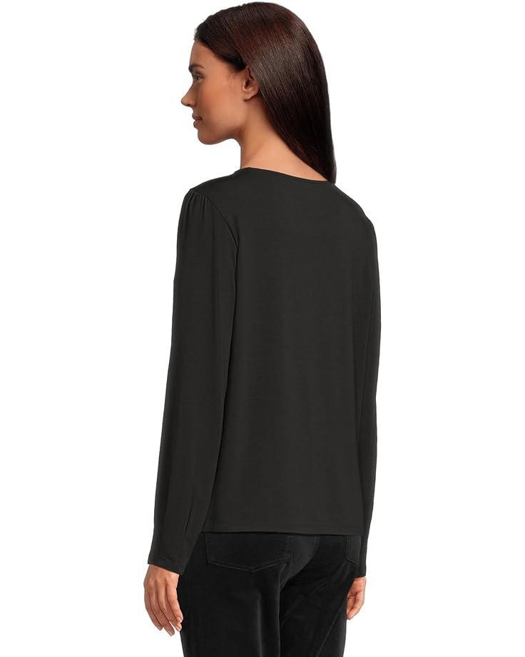 Striped Organic Cotton Slub Crew Neck Short Sleeve Box Top Product Image