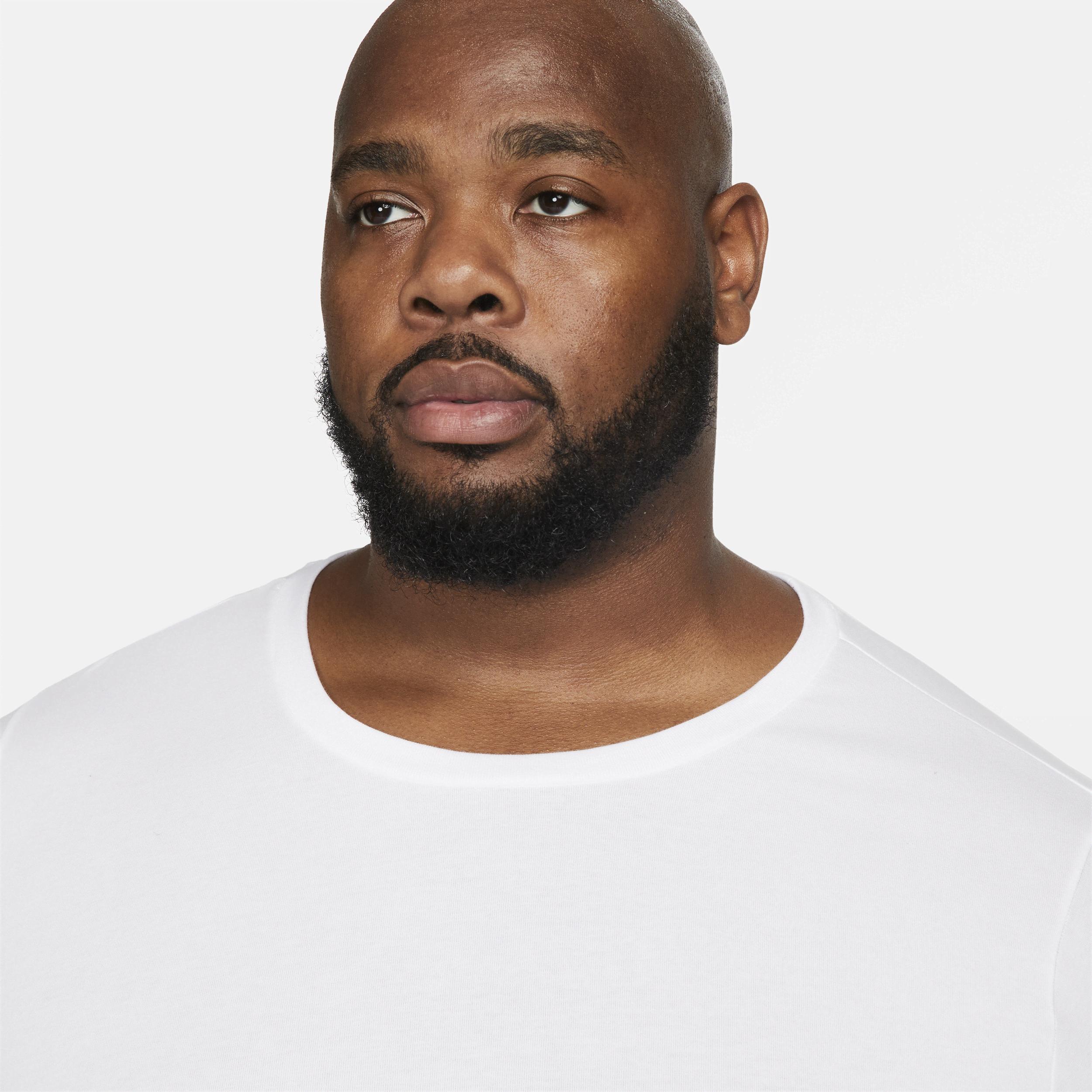 Men's Nike Dri-FIT Essential Cotton Stretch 2-Pack Crewneck Undershirt, Size: XXL, White Product Image