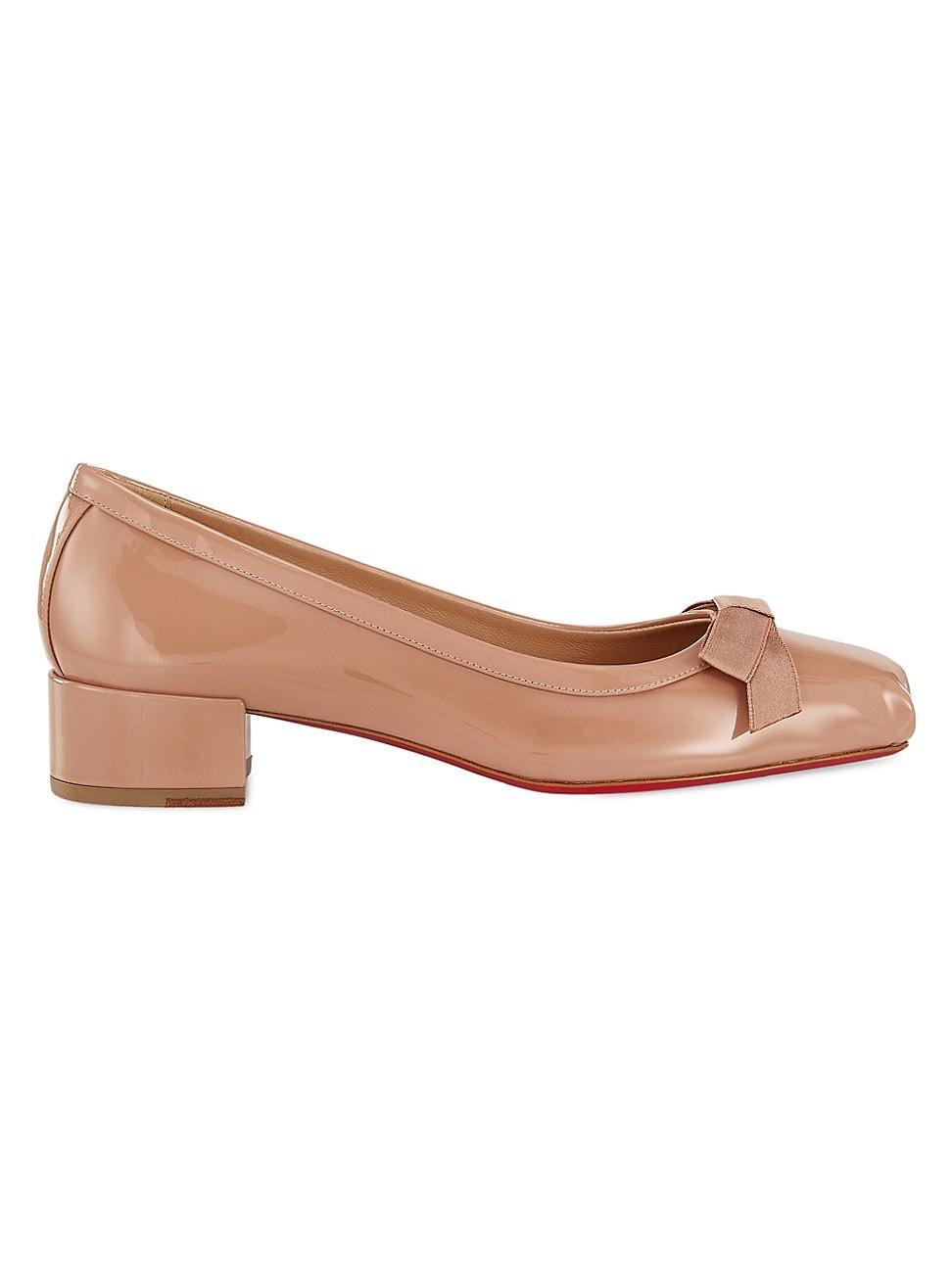 Mamaflirt Patent Red Sole Ballerina Pumps Product Image
