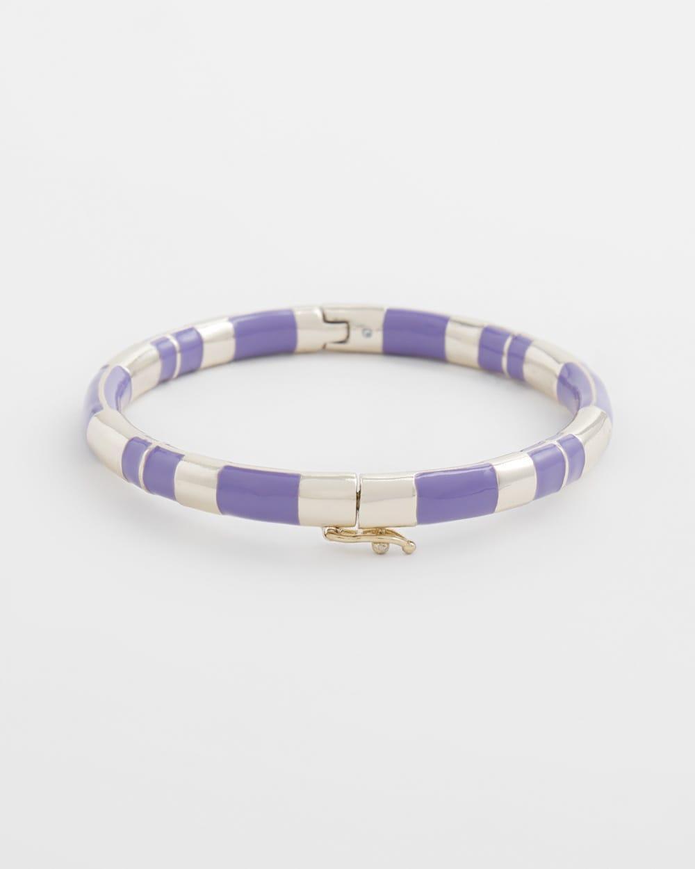 Purple Colorblock Stretch Bracelet Product Image