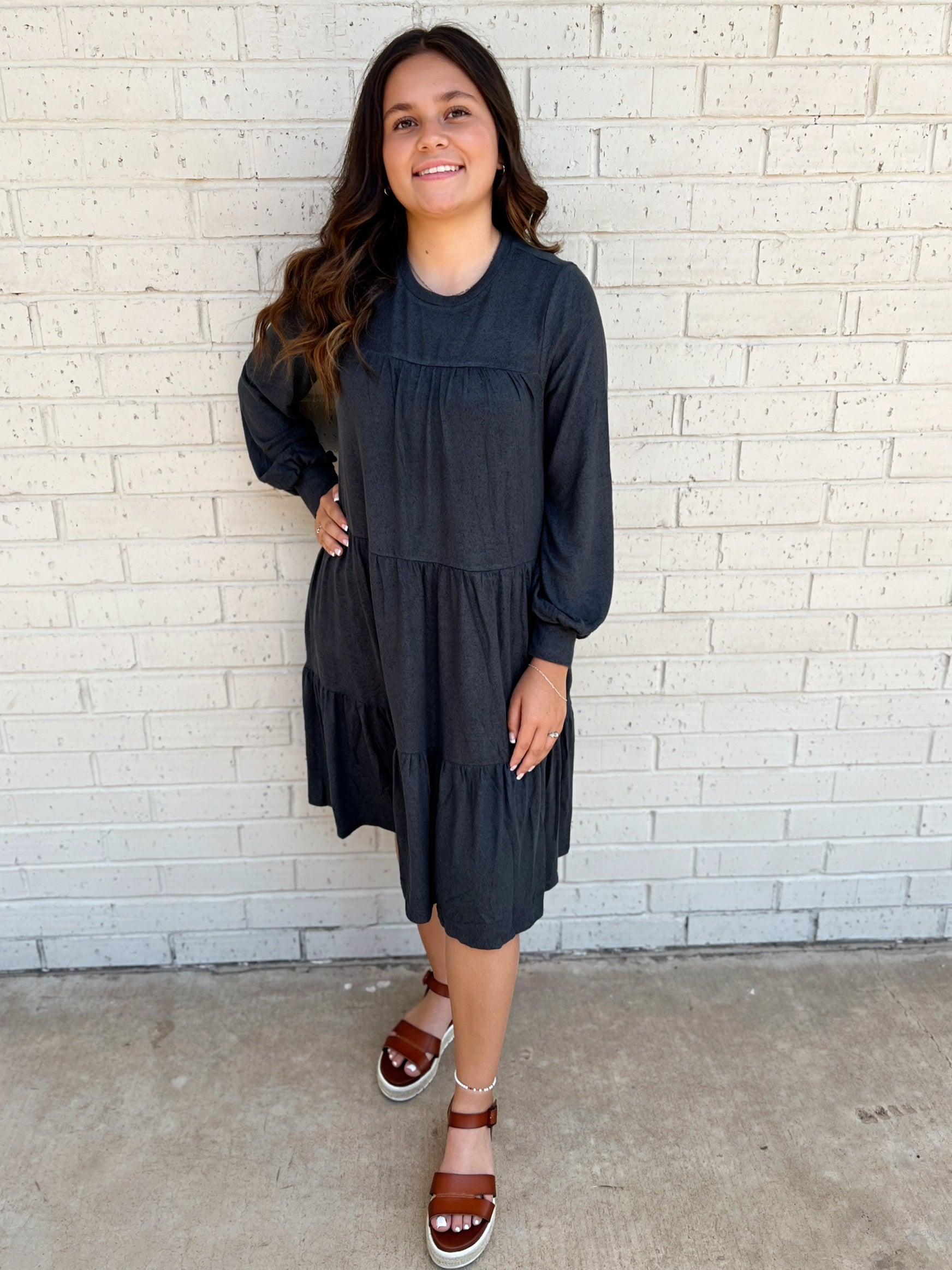 Still Be Here Layered Dress - 4 Colors Product Image