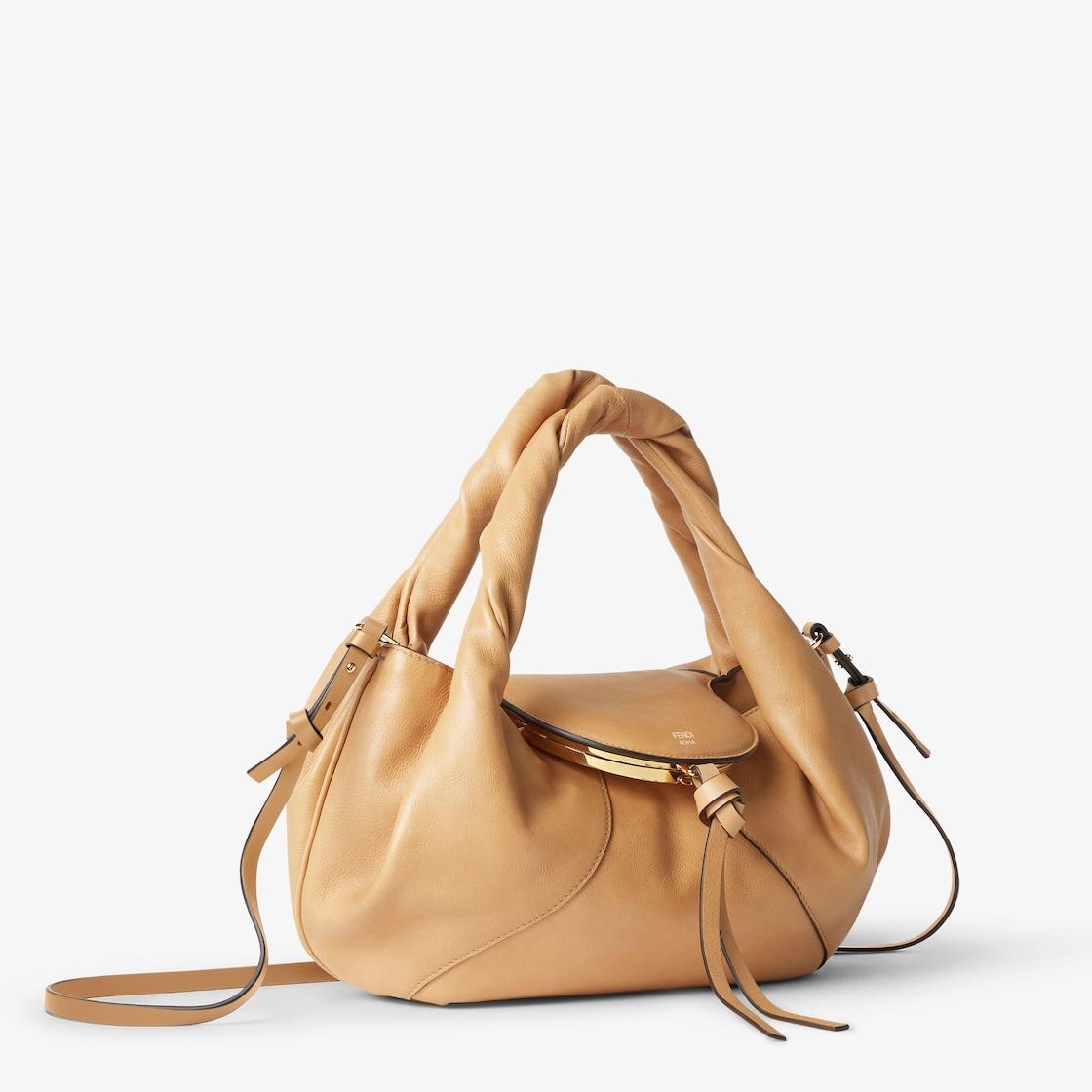 Fendi Spy SmallBeige leather bag Product Image