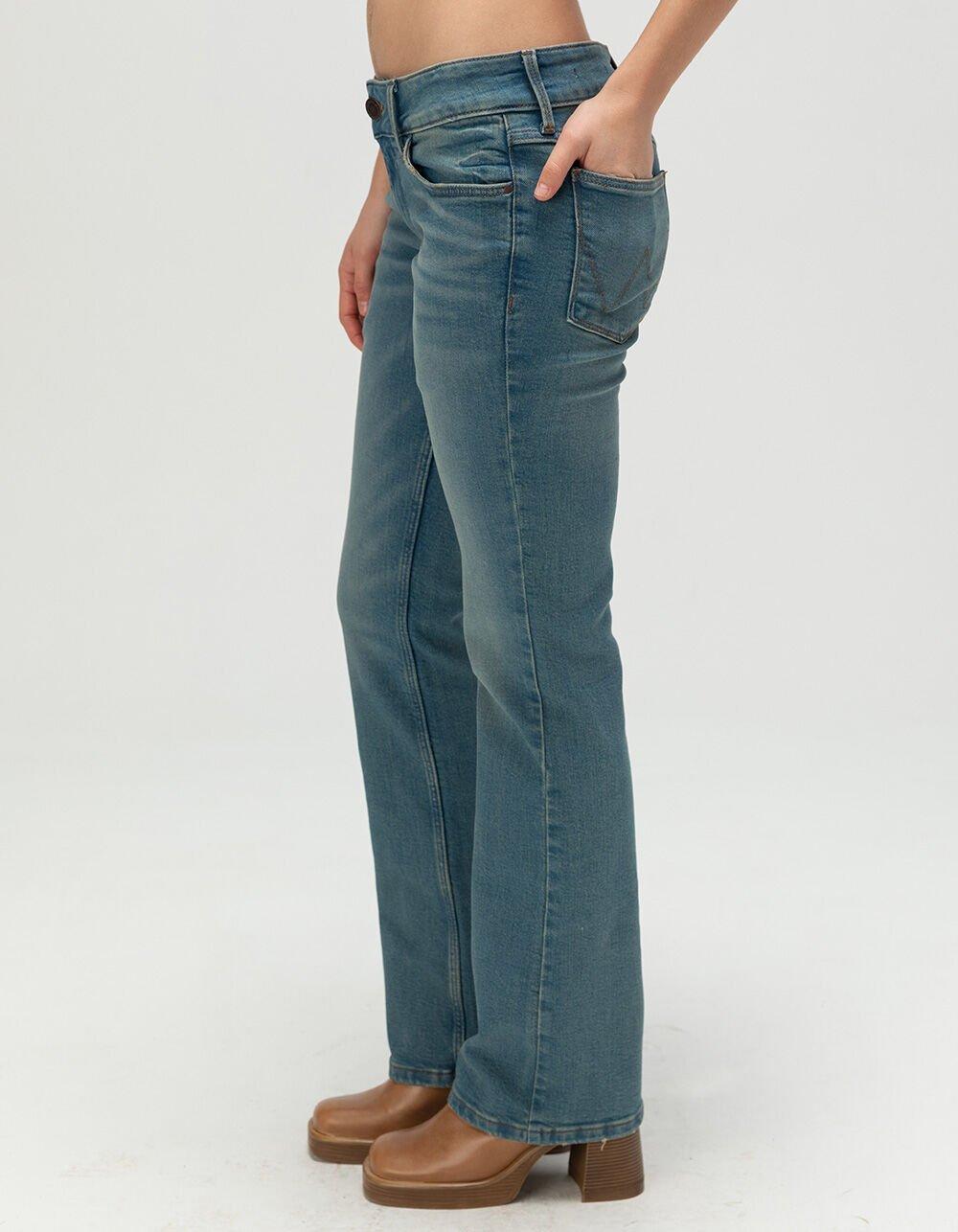 WRANGLER Low Rise Womens Bootcut Jeans - VINTAGE MED Product Image