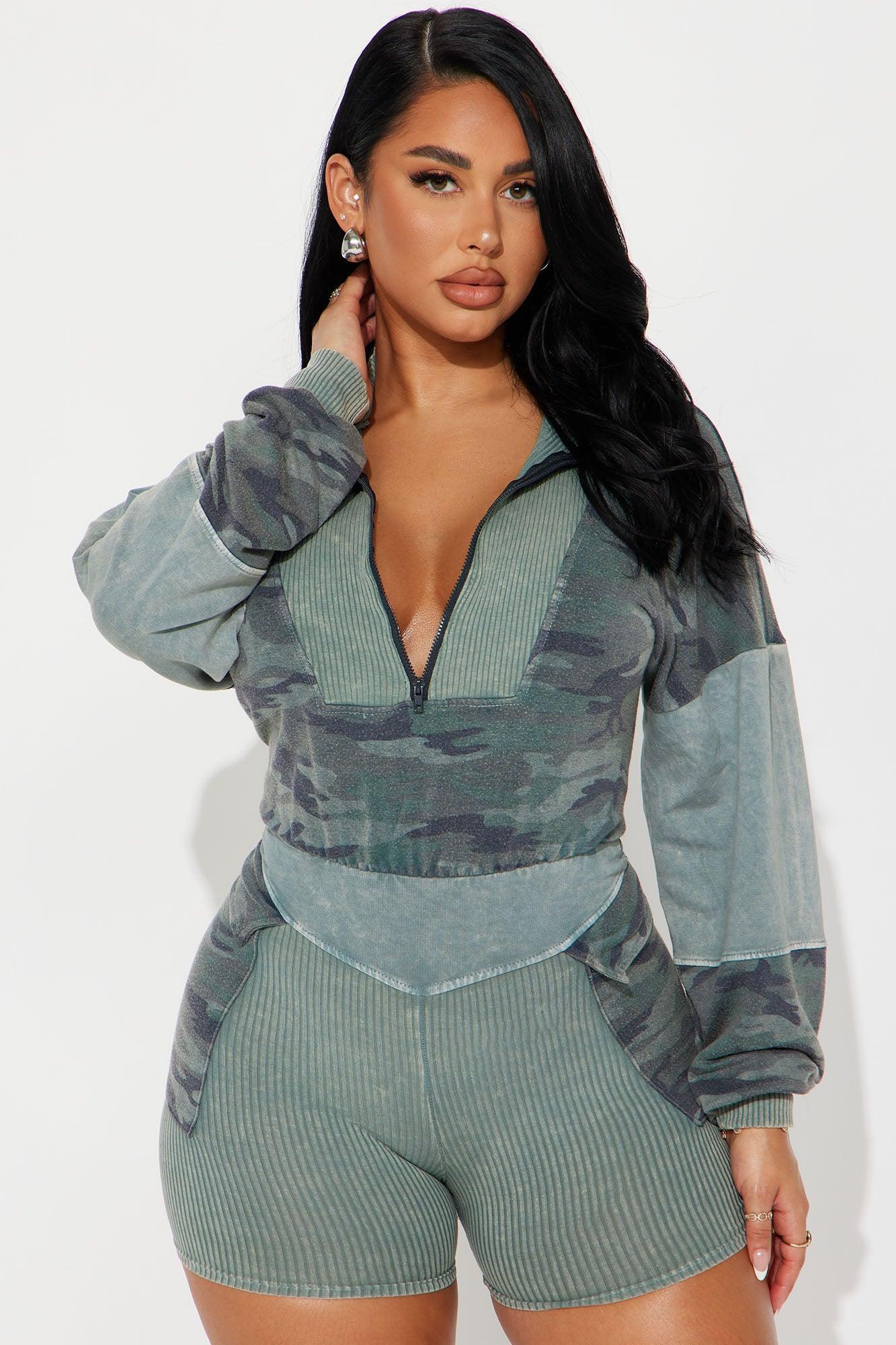 Off Duty Romper - Camouflage Product Image