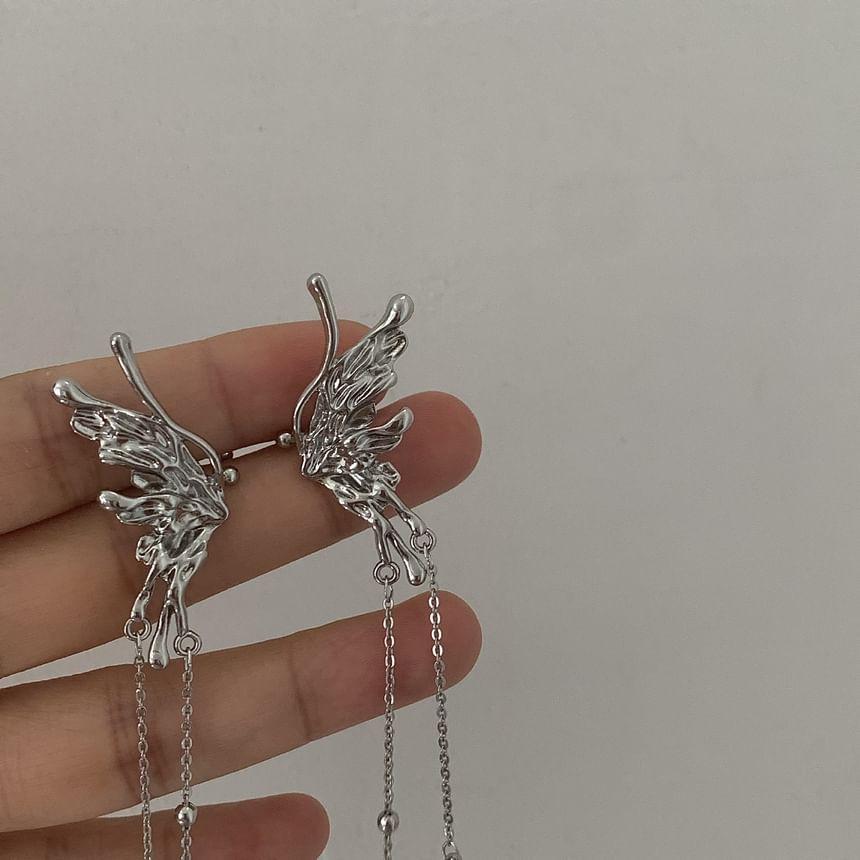 Butterfly Chain Alloy Ear Cuff Product Image