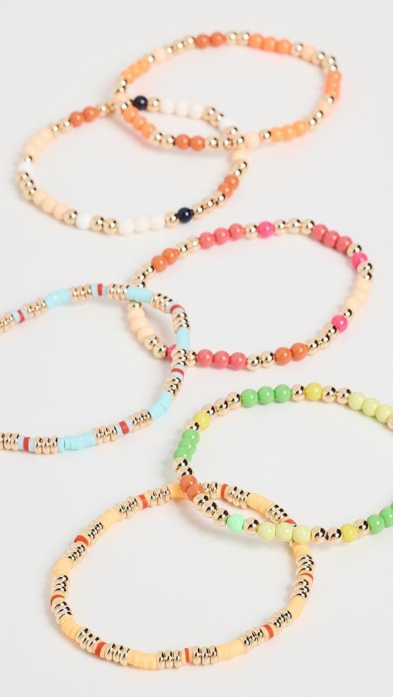 Roxanne Assoulin The Merry & Bright Bunch Bracelets Set of 6 | Shopbop Product Image