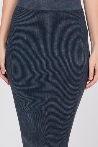 Maya's Place Ribbed Midi Skirt Product Image