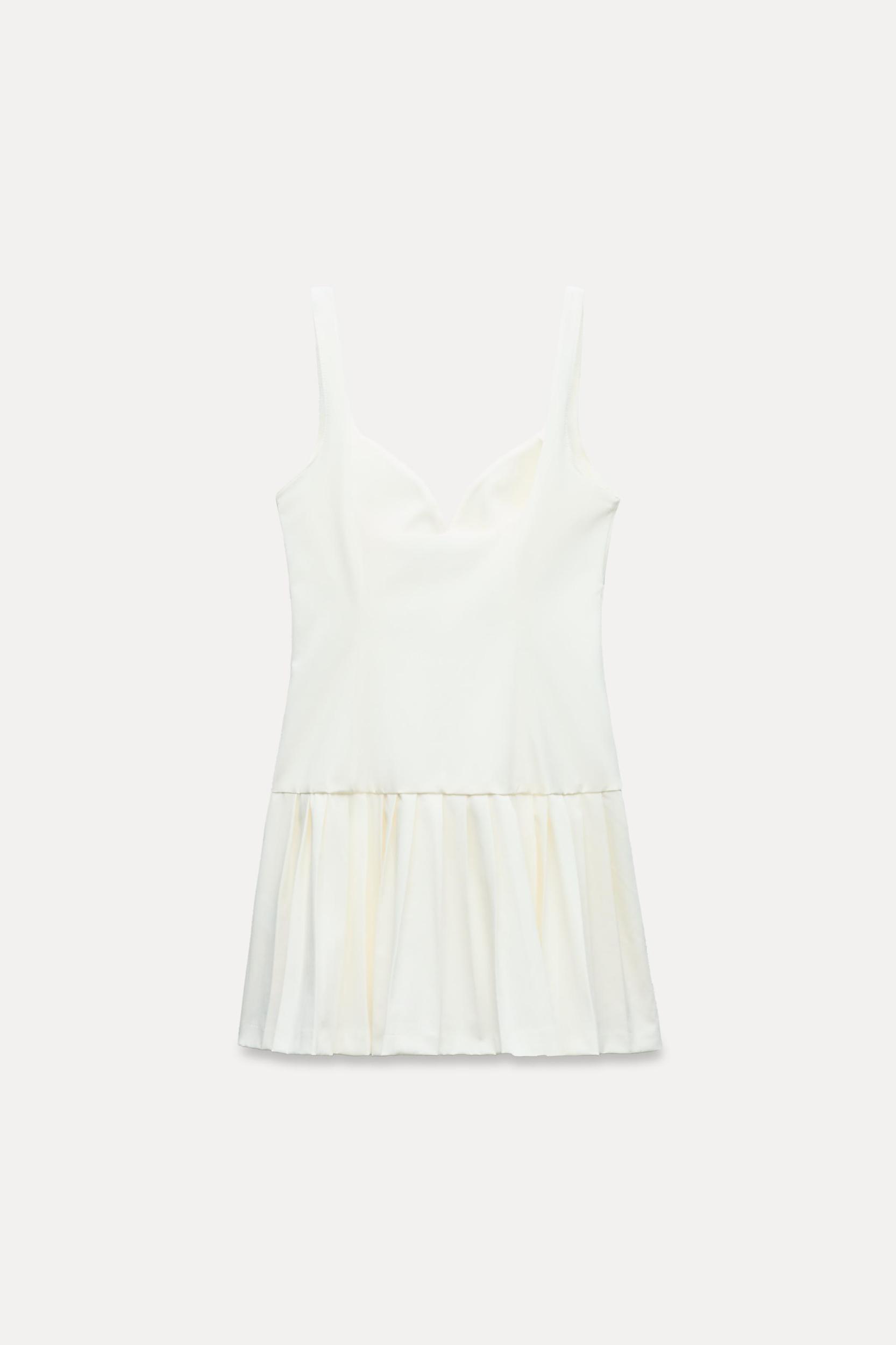 PLEATED TABS DRESS Product Image