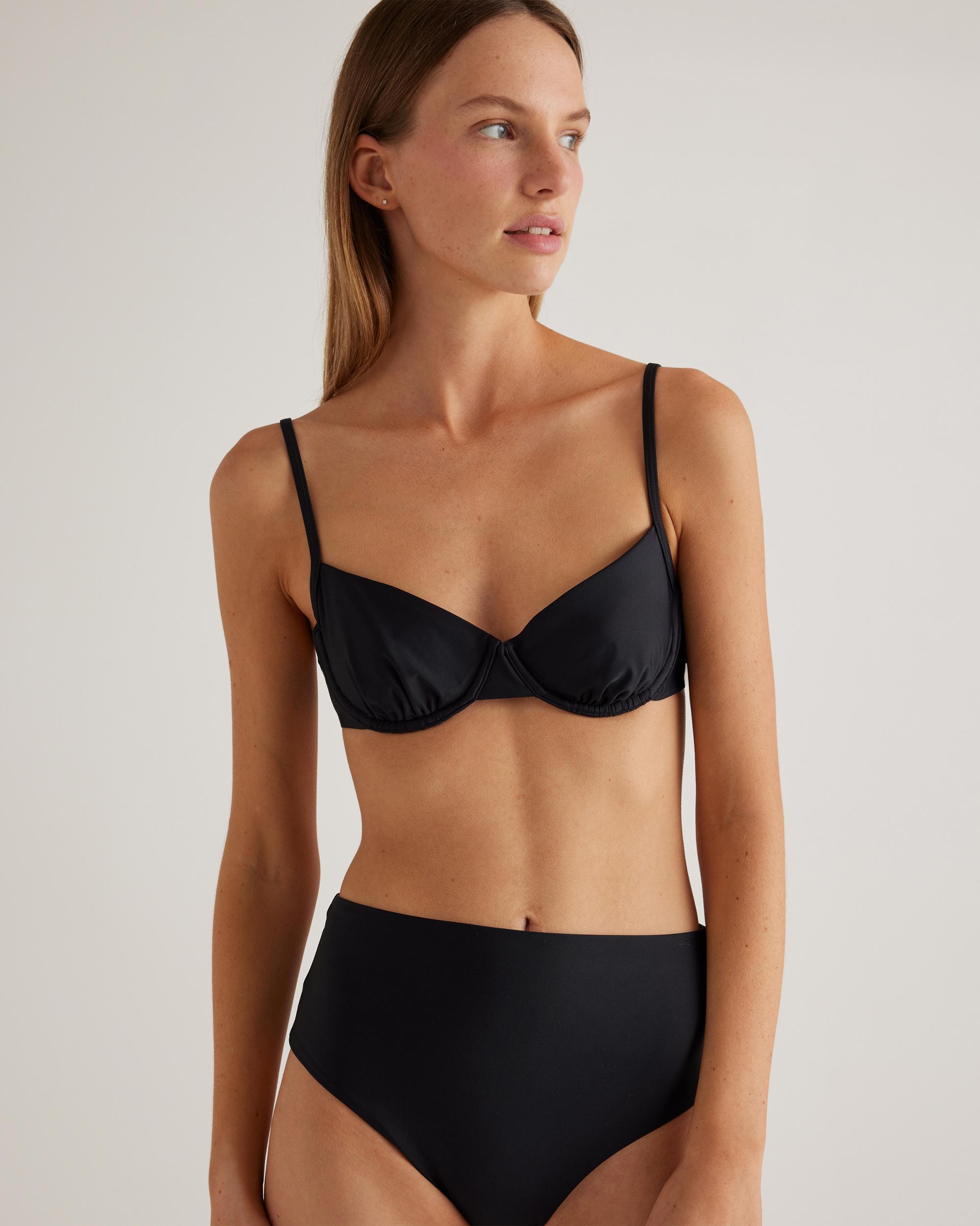 Quince | Women's Italian High-Rise Bikini Bottom Size XS, 78% Recycled Polyamide, 22% Spandex Product Image
