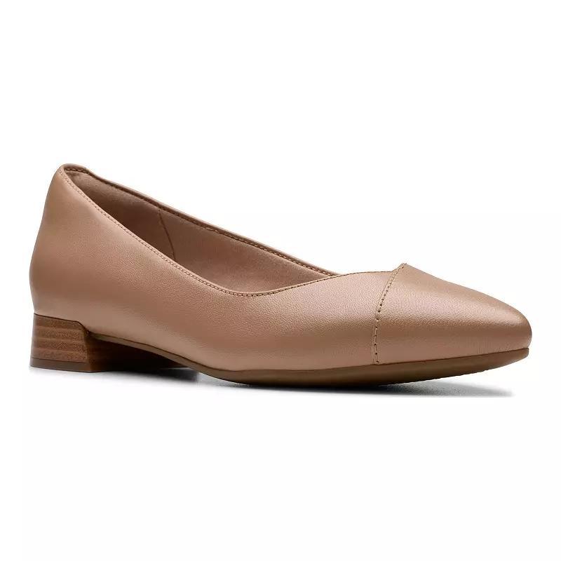 Clarks® Natalyn Wish Women's Leather Slip-On Loafer Shoes, Size: 6.5, Black Product Image