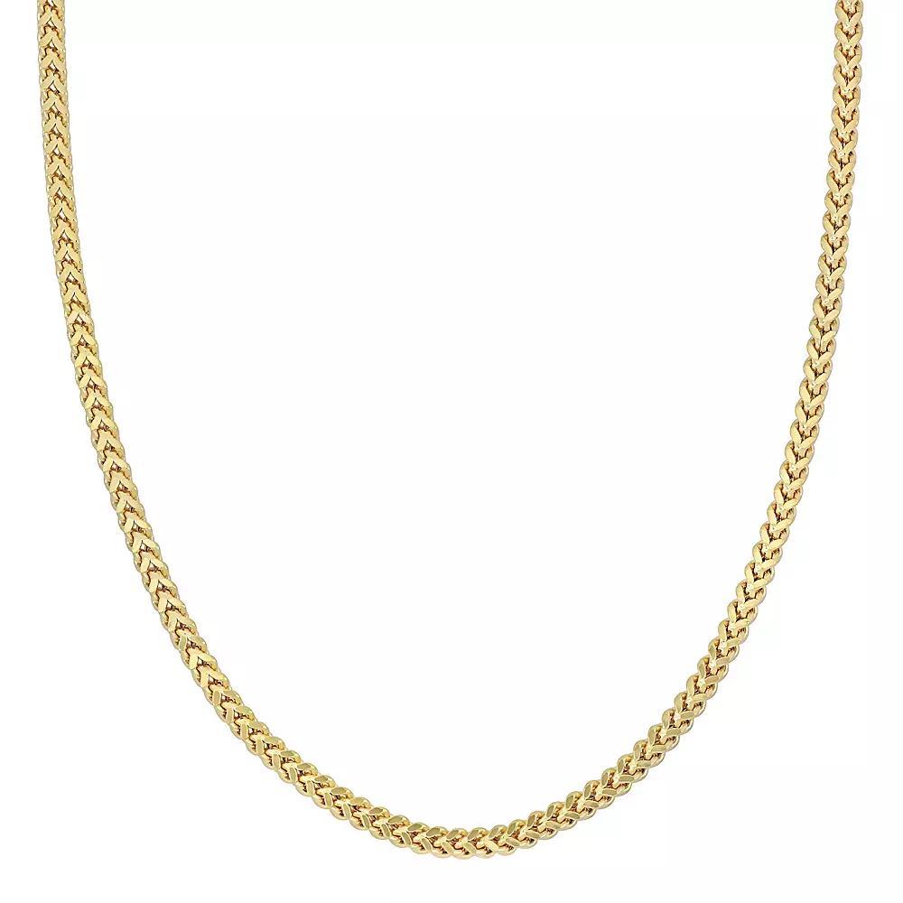 Stella Grace 10k Gold Men's Franco Link Necklace, Size: 24" Product Image