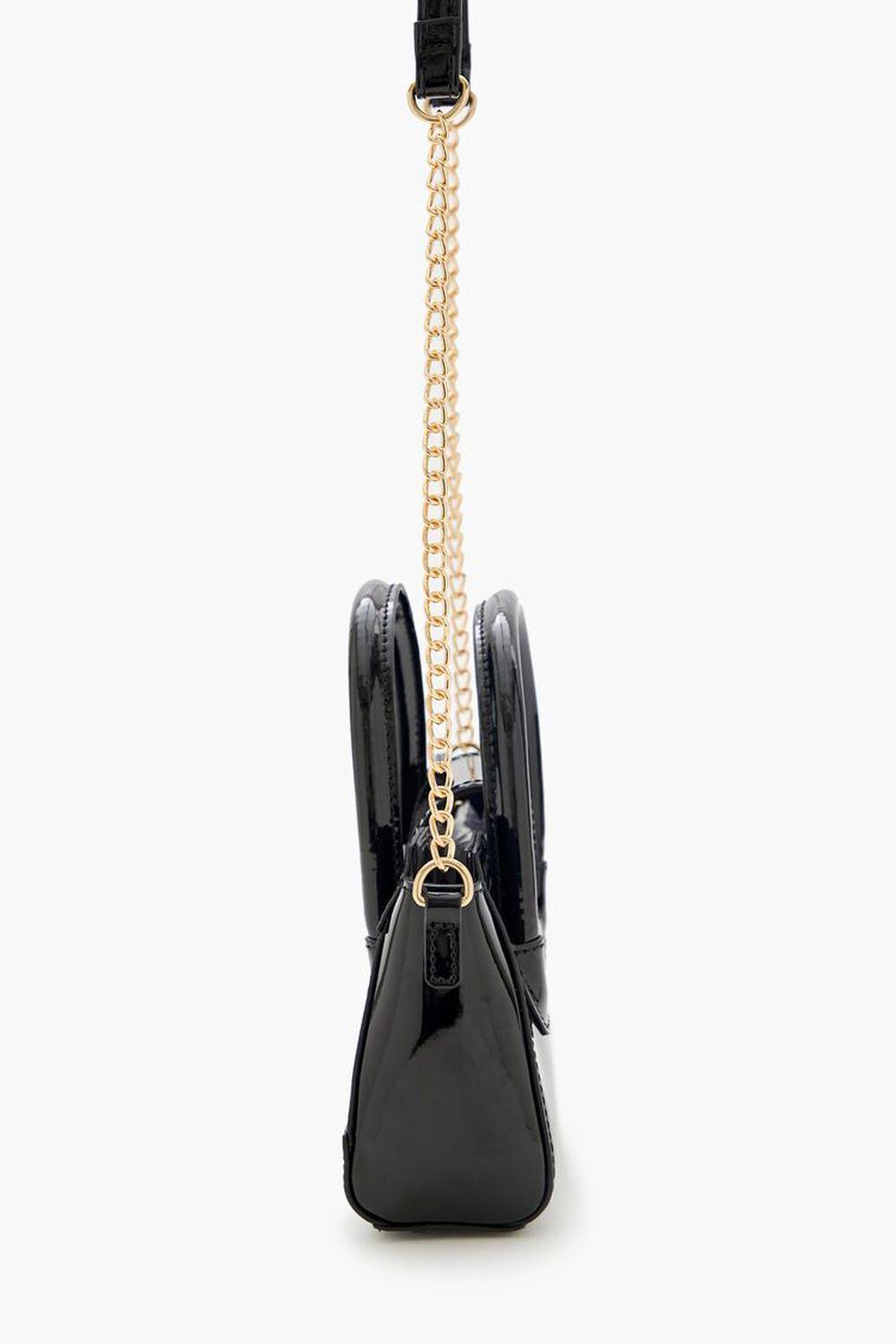 Faux Patent Leather Crossbody Bag | Forever 21 Product Image