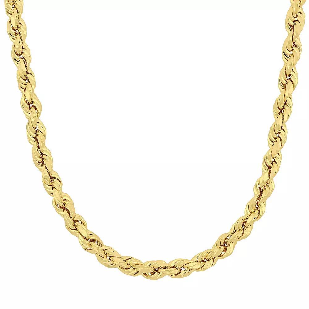 Stella Grace 14k Gold Rope Chain Necklace, Men's, Size: 24" Product Image